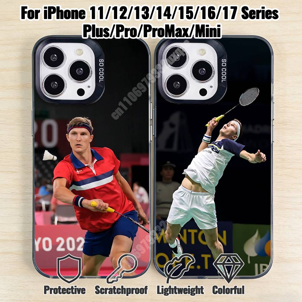 Badminton Denmark - デンマーク バドミントン A-Axelsen-S iPhoneケース iPhone 17