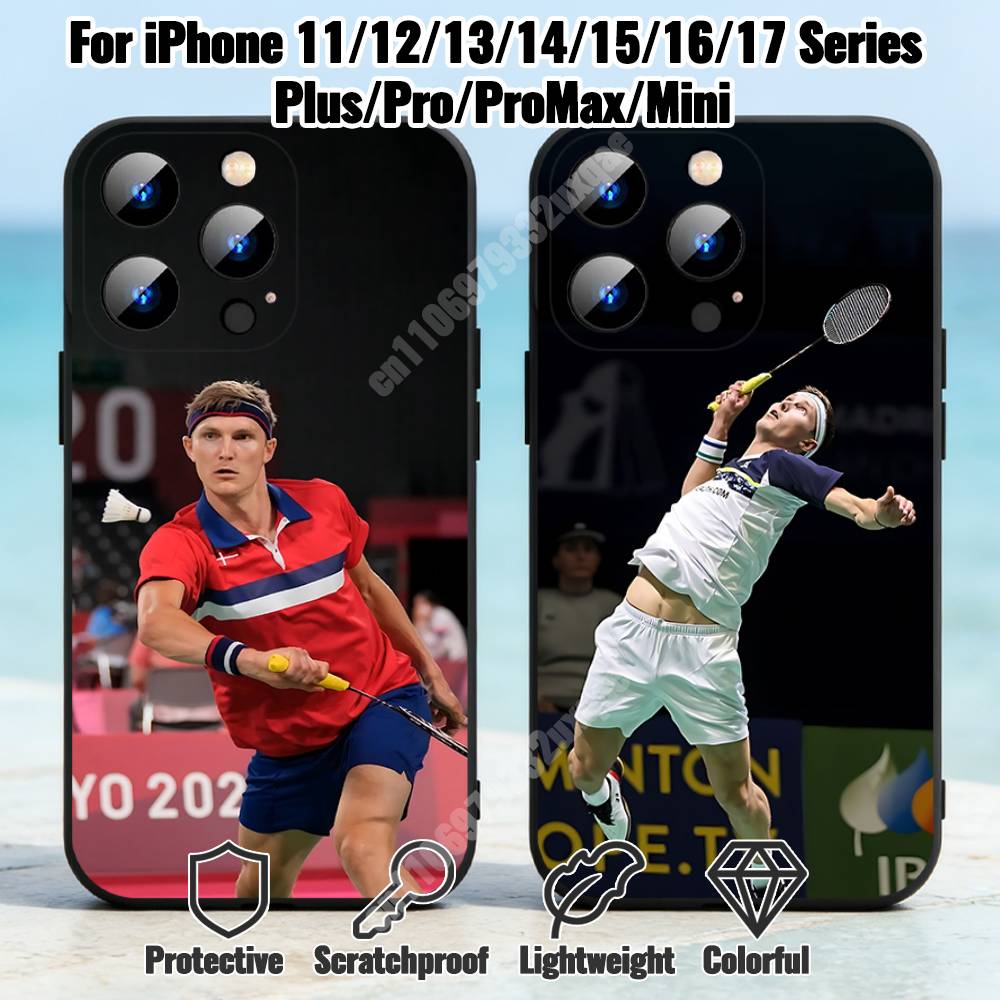 Badminton Denmark - デンマーク バドミントン A-Axelsen-S iPhoneケース iPhone 17