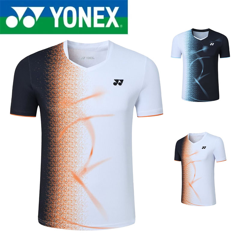 Badminton Yonex Jersey - YONEX 夏用バドミントンウェア メンズ＆レディース スポーツ速乾Tシャツ、滑らかで通気性のあるバドミントンウェア