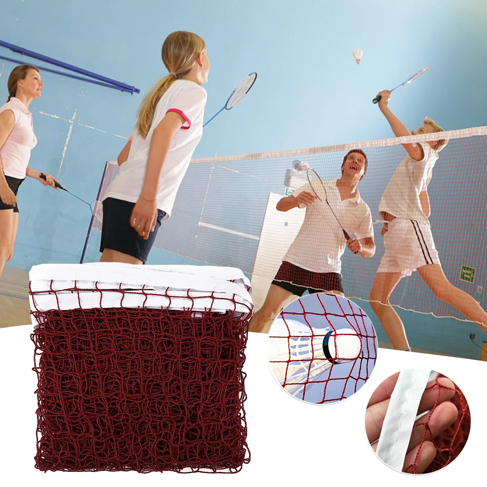 Badminton Court - バドミントンネット ポリプロピレン バドミントン交換用ネット 簡単セットアップ バドミントンネット バドミントン