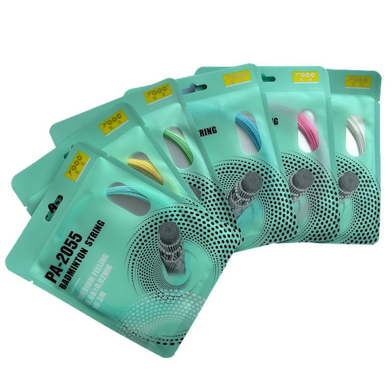 Badminton Smash - クラブトレーニング競技、バドミントンアクセサリー、ラケットライン、ワイヤー径0.68mm、26ポンド用の地形対応バドミントン文字列