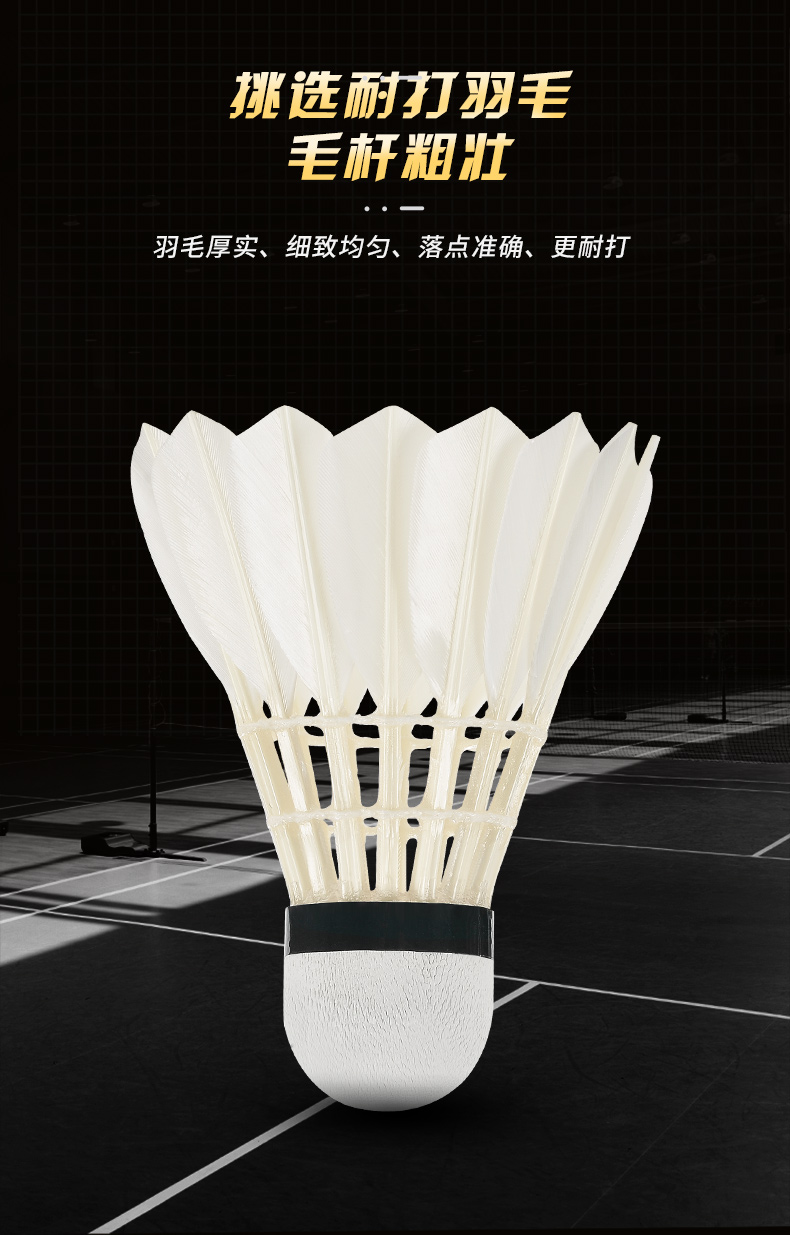新しいプロのバドミントンボールg200,12個,白いガチョウ - Badminton Event のレビューと価格