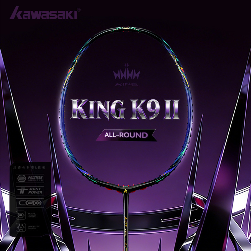 Kawasaki KING K9 4U バドミントン ラケッ - Badminton Event のレビューと価格