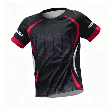 スポーツフィットネス半袖カジュアルOネックルーズTシャツ テ - Badminton Court のレビューと価格