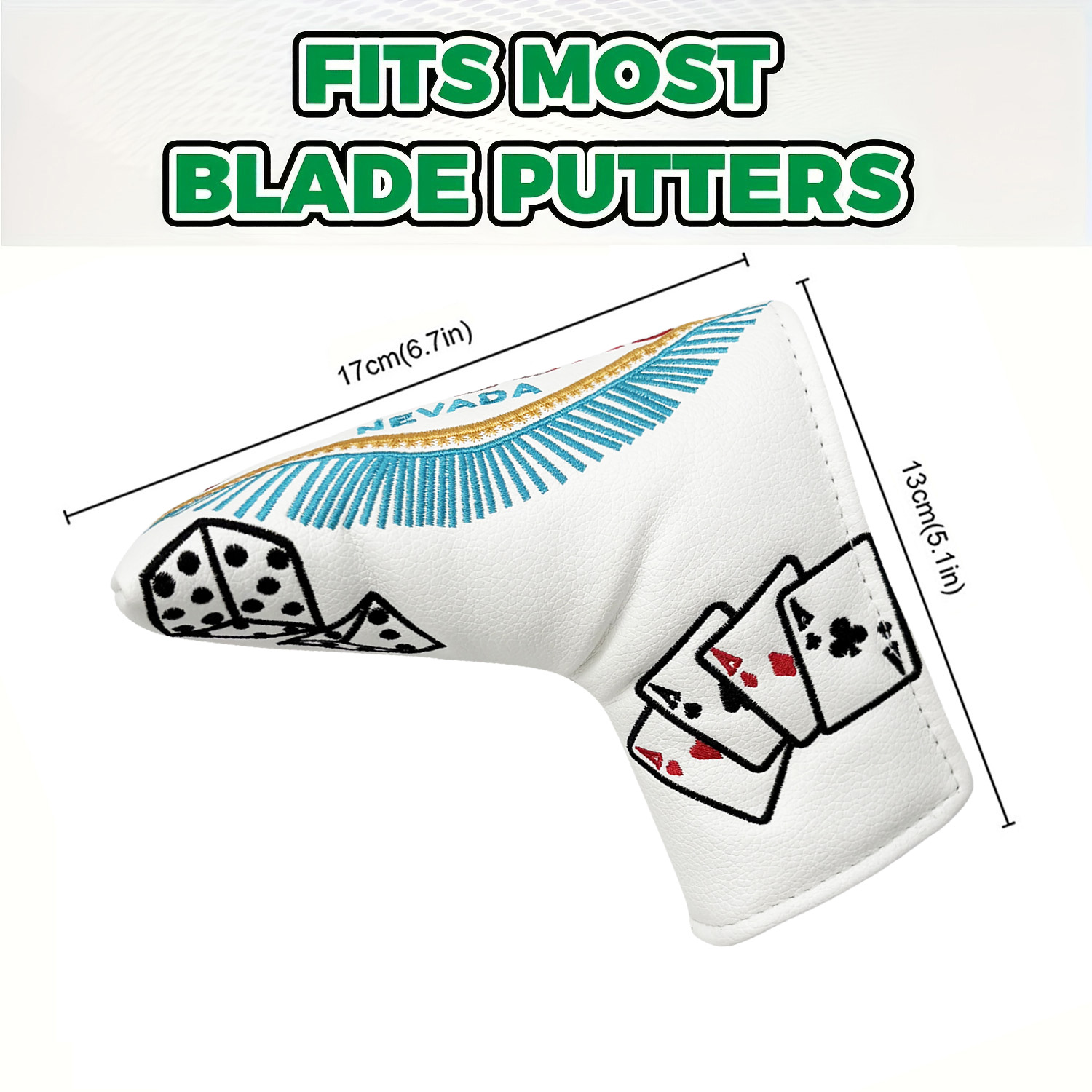 ゴルフパターカバー |   ダイスデザインスタイル、ファッシ - Badminton Club のレビューと価格