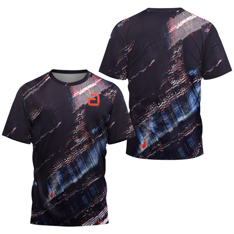 男性卓球 Tシャツアンダーカーレントパターンメンズサマーテニ - Badminton Smash のレビューと価格