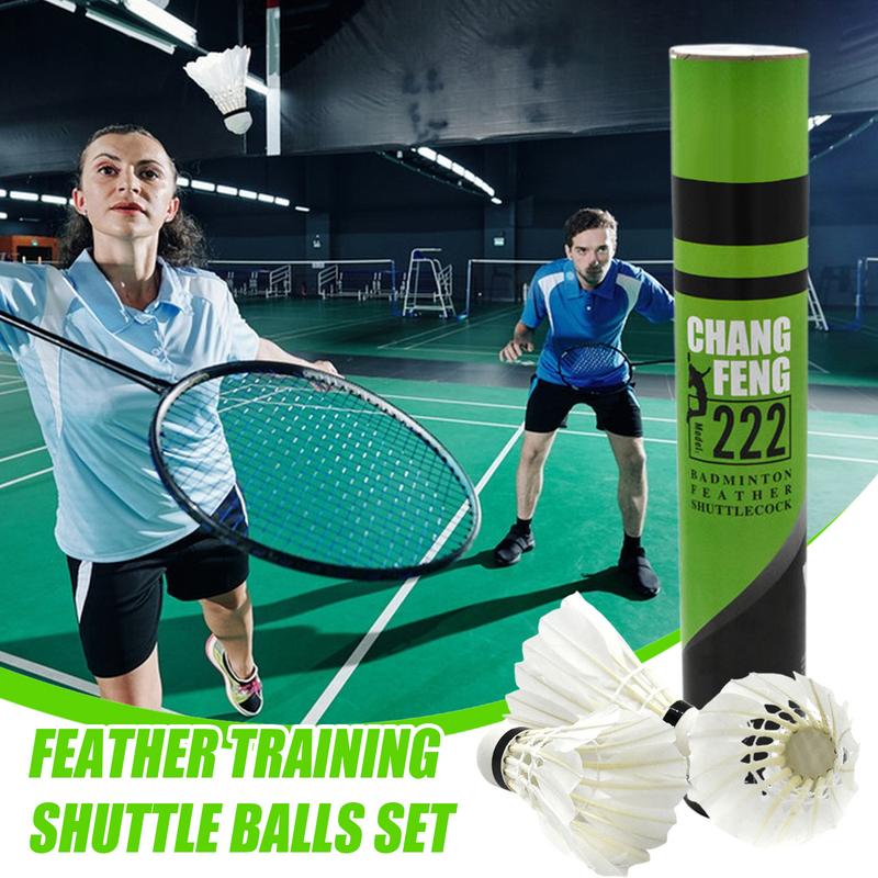 12PC 耐久性のあるバドミントンシャトルコック アヒルの羽 - Badminton Event のレビューと価格