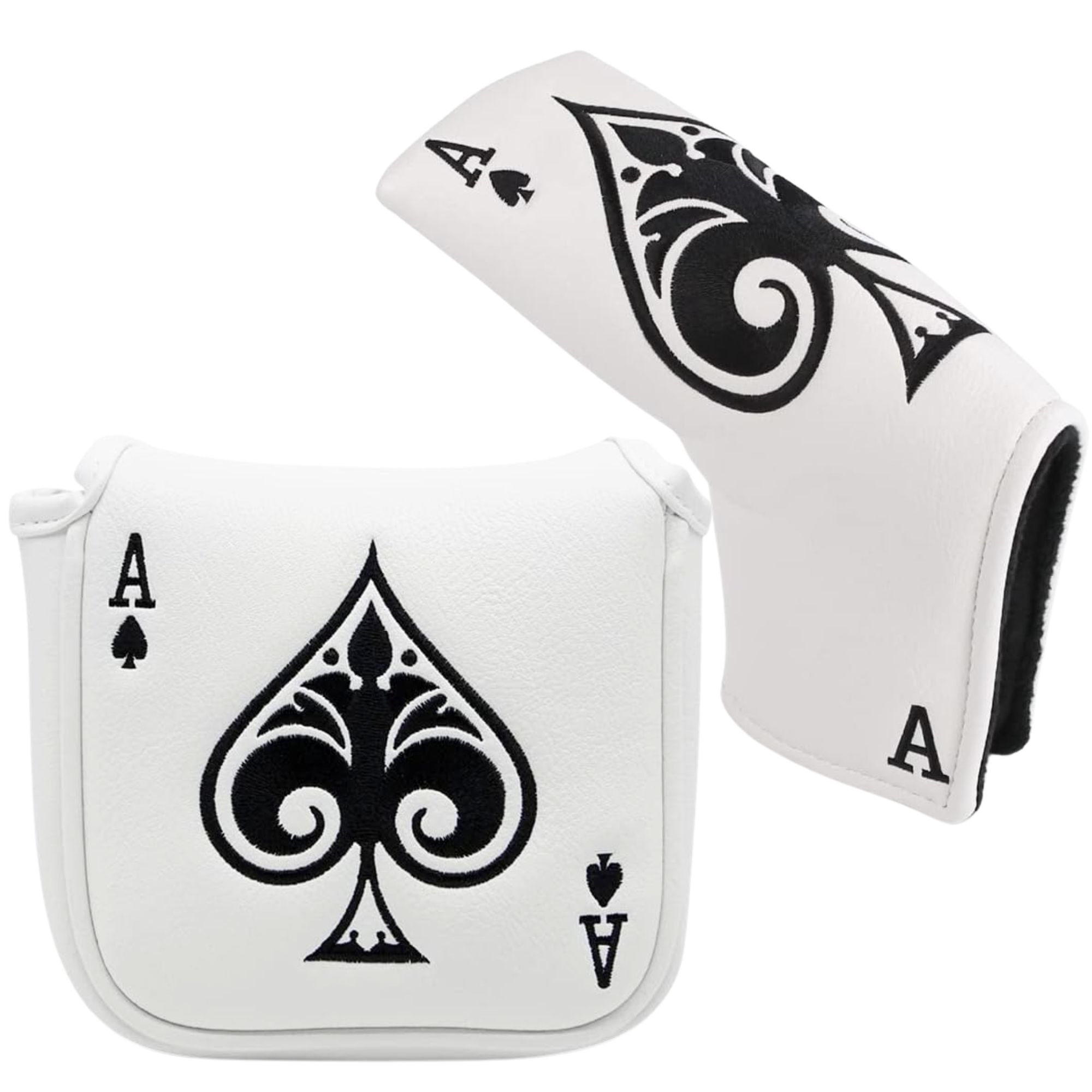 面白いゴルフパターカバーヘッドカバー、ポーカーエーススタイル - Badminton Club のレビューと価格