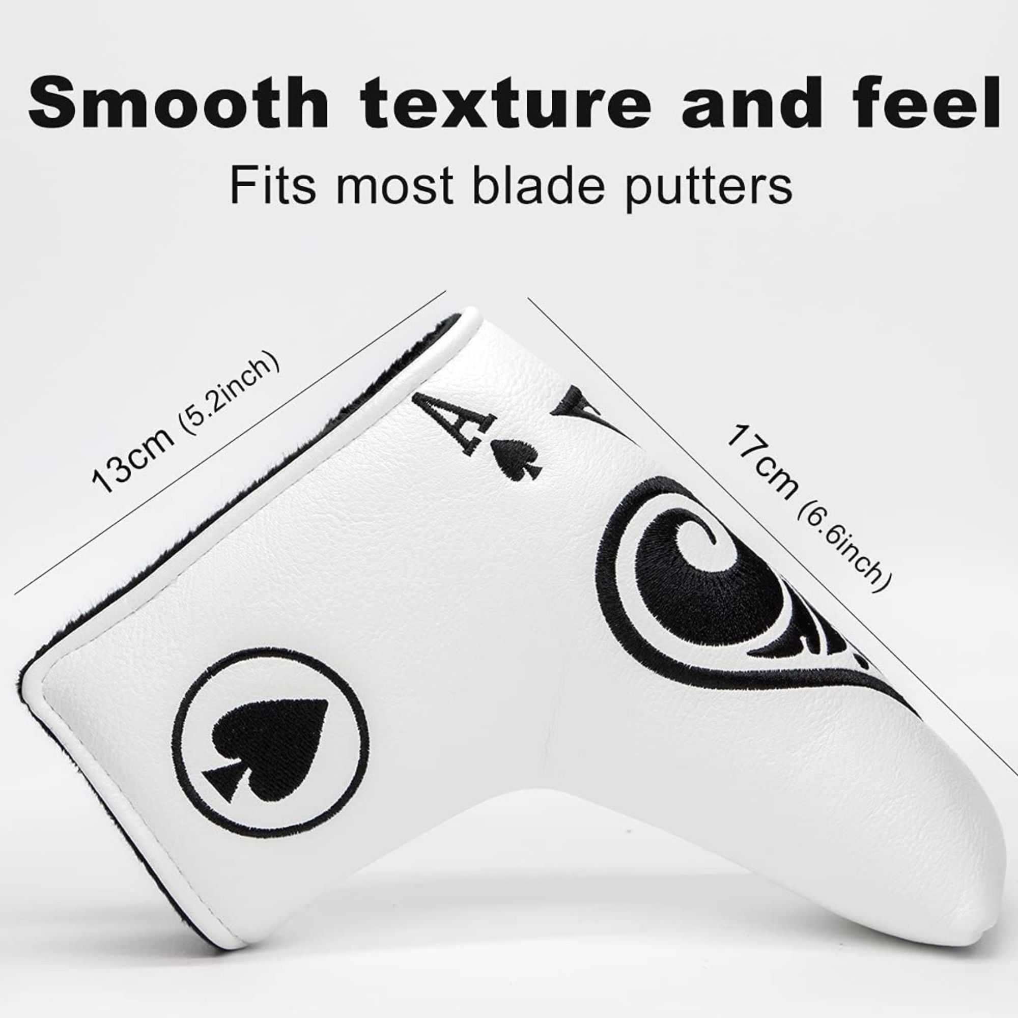 面白いゴルフパターカバーヘッドカバー、ポーカーエーススタイル - Badminton Club のレビューと価格