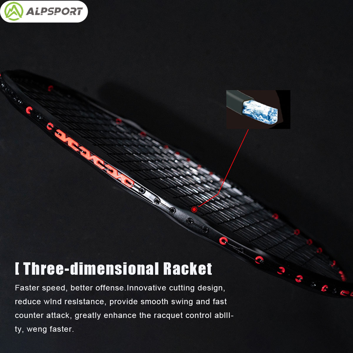 Alpsport MH-V5 5U 75g ウェービー リー - Badminton Event のレビューと価格