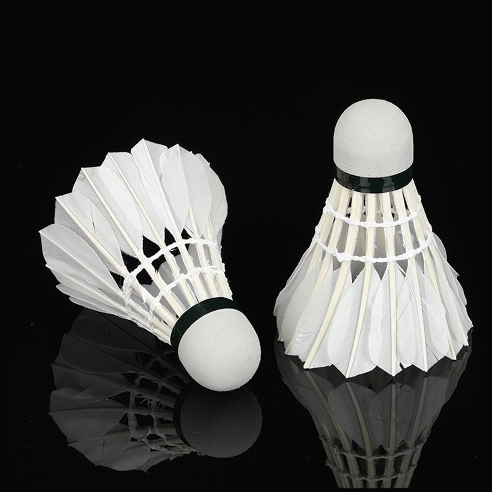 3/6/12 個新しい白バドミントン羽根プロフェッショナル耐 - Badminton Event のレビューと価格