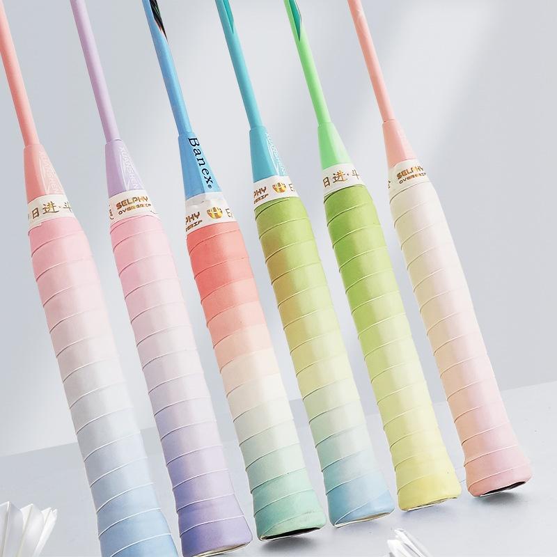 グラデーションカラーのバドミントンラケットグリップテープ、滑 - Badminton World のレビューと価格